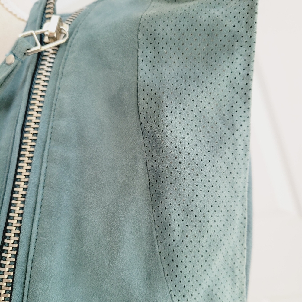 Iro‎ Suede Moto Asymmetrical Zip Front Vest - Picture 8 of 14